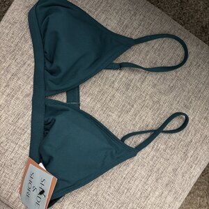 Shade & Shore Bikini top (M) Green NEW